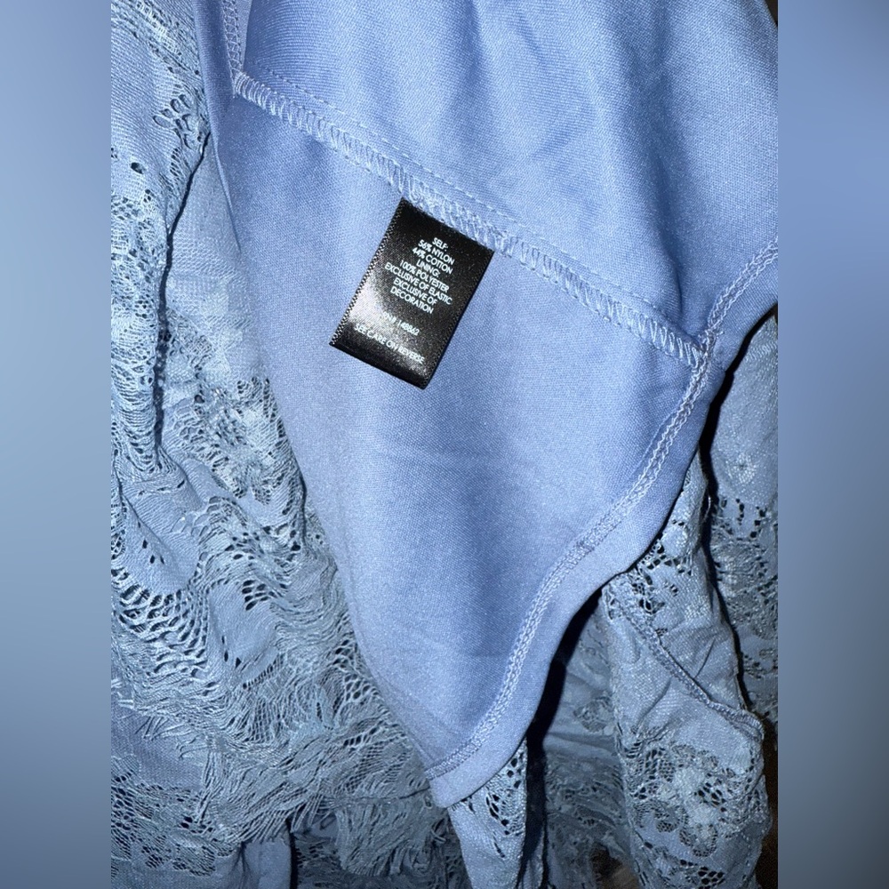 torrid Light Blue Floral Lace Maxi Dress - Picture 10 of 16